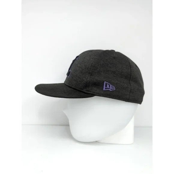 LMB New Era 59Fifty Vaqueros Unión Laguna fitted Black Cap Hat 7 1/2 - Picture 6 of 11